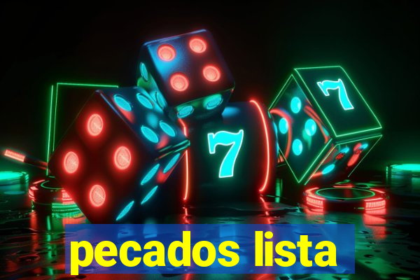 pecados lista